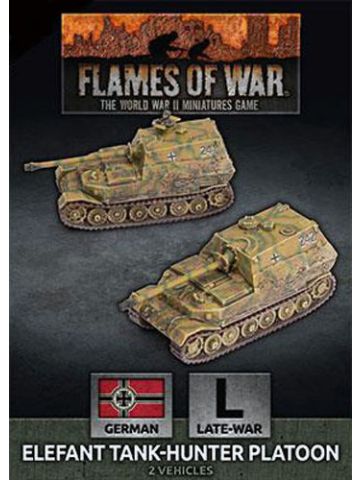 Flames of War GBX163 Elefant Tank-Hunter Platoon (2 Vehicles) Gaming Miniatures