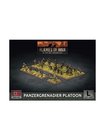 Flames of War GBX169 Panzergrenadier Platoon Plastic Gaming Miniatures