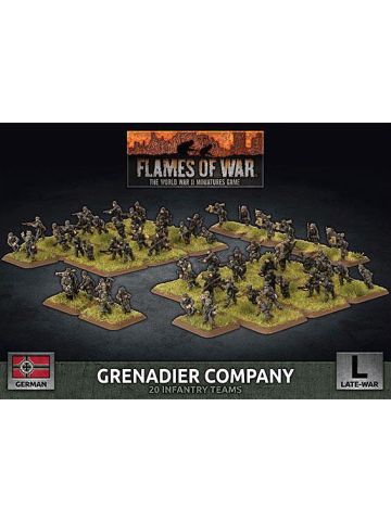 Flames of War GBX170 Grenadier Company (68 Figures) Plastic Gaming Miniatures