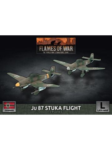 Flames of War GBX173 Ju87 Stuka Flight (2 Aircraft) Plastic Gaming Miniatures