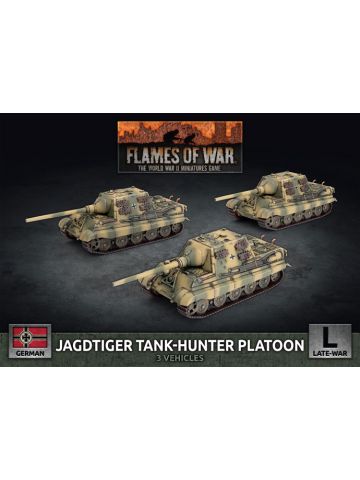 Flames of War GBX179 Jagdtiger 12.8cm Platoon (3 Tank-Hunters) Gaming Miniatures