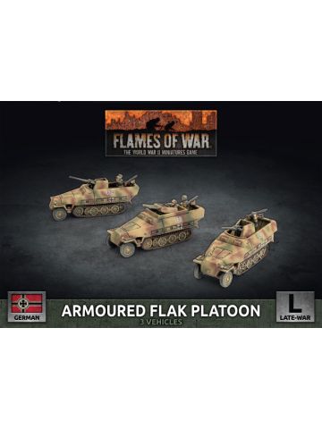 Flames of War GBX180 Sd.Kfz.251 Armored Flak (3 Vehicles) Gaming Miniatures