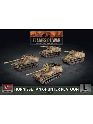 Flames of War GBX182 Hornisse/ Hummel (4 Vehicles) Plastic Gaming Miniatures