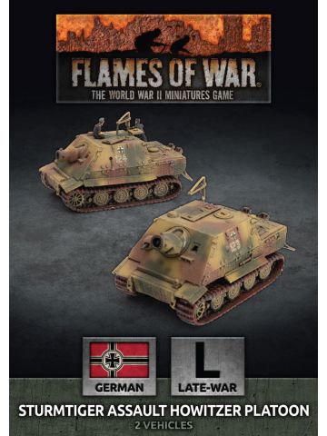 Flames of War GBX184 Sturmtiger 38cm Assault Gun (2 Vehicles) Gaming Miniatures