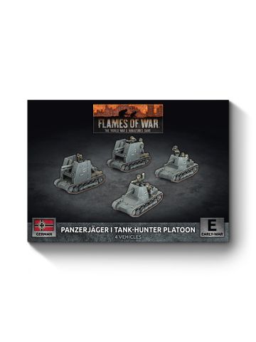 Flames of War GBX197 Panzerjager I Anti-tank Platoon (4) Gaming Miniatures