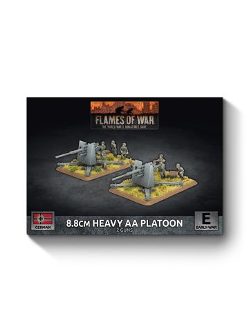 Flames of War GBX206 Early War 8.8cm Heavy AA Platoon (2) Gaming Miniatures