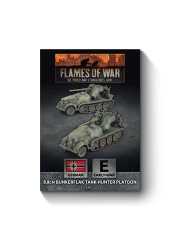 Flames of War GBX209 8.8cm Bunkerflak Tank-hunter Platoon (2) Gaming Miniatures