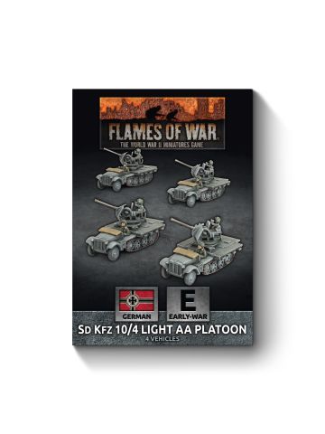 Flames of War GBX211 Sd Kfz 10/4 (2cm) Light AA Platoon (4) Gaming Miniatures