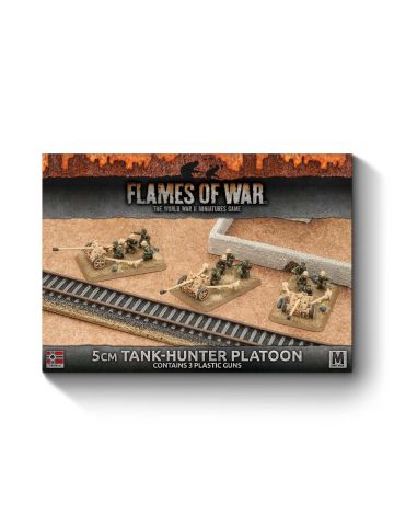 Flames of War GBX93 Mid War 5cm Tank-Hunter Platoon (3) Gaming Miniatures