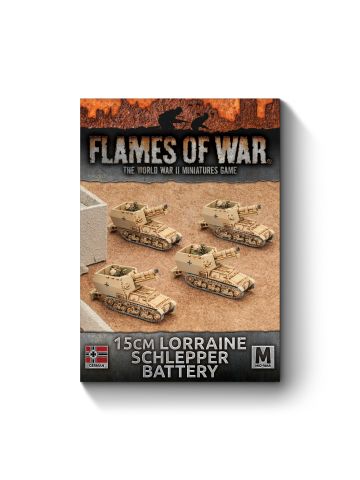 Flames of War GBX95 Mid War 15cm (Sf) Lorraine Schlepper Battery Miniatures
