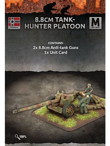 Flames of War GE532 8.8cm Pak 43 Tank Hunters Mid-War (2 Guns) Gaming Miniatures