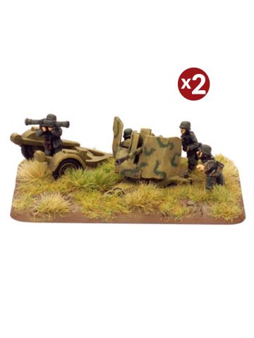 Flames of War GE547 3.7cm FlaK 43 Gaming Miniatures