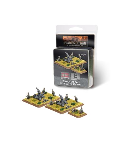 Flames of War GE598 10cm Chemical Mortar Platoon (2) Gaming Miniatures
