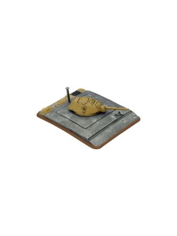 Flames of War GE682 T-34/76 Turret Bunker Gaming Miniatures