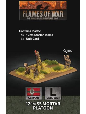 Flames of War GE799 12cm SS Mortar Platoon Gaming Miniatures