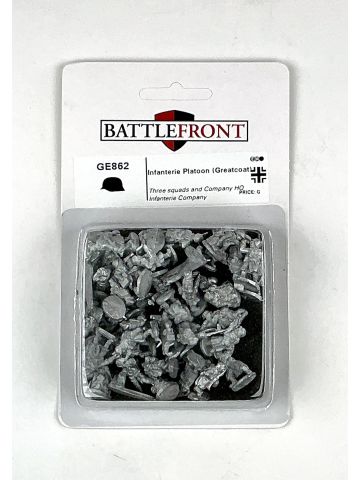 Flames of War GE862 Infanterie Platoon (Greatcoat) Gaming Miniatures