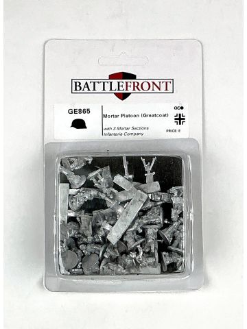 Flames of War GE865 Mortar Platoon (Greatcoat) Gaming Miniatures