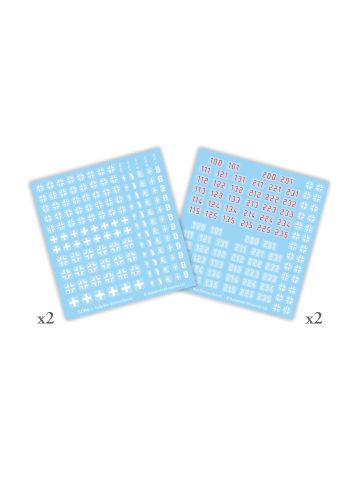Flames of War GE946 German Early War Decals Gaming Miniatures