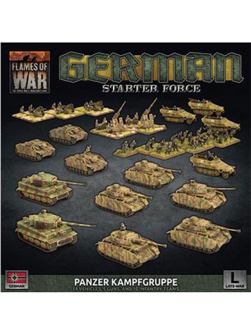 Flames of War GEAB18 Late War 'Panzer Kampfgruppe' (14 Vehicles+) Miniatures