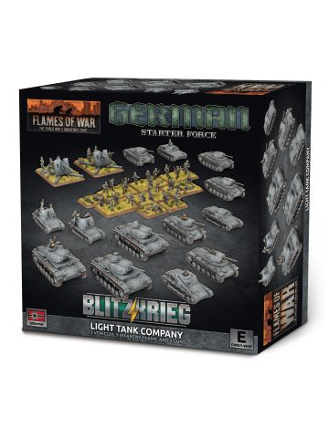 Flames of War GEAB29 German Light Tank Company Plastic Gaming Miniatures