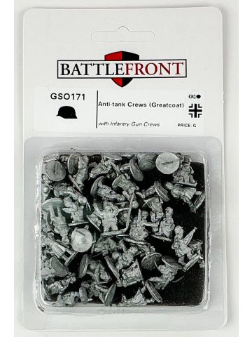 Flames of War GSO171 Anti-tank Crews (Winter Greatcoats) Gaming Miniatures