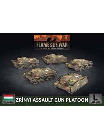 Flames of War HBX03 Zrinyi Assault Gun Platoon Plastic Gaming Miniatures