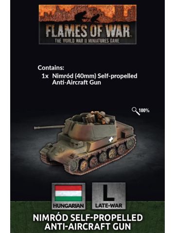 Flames of War HU160 Nimrod SP Anti-Aircraft Gaming Miniatures