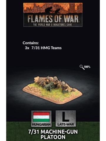 Flames of War HU704 7/31 MG Platoon (3) Gaming Miniatures