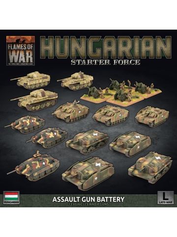 Flames of War HUAB01 Hungarian  Zrinyi Assault Gun Battery Gaming Miniatures