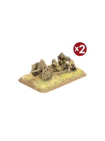 Flames of War JP502 37mm Rapid-fire Gun Platoon (2 Units) Gaming Miniatures