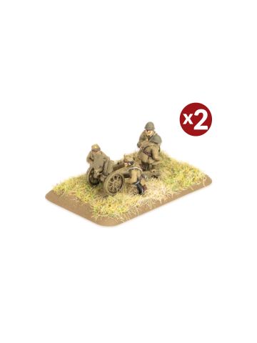 Flames of War JP561 70mm Battalion Gun Platoon (2 Guns) Gaming Miniatures