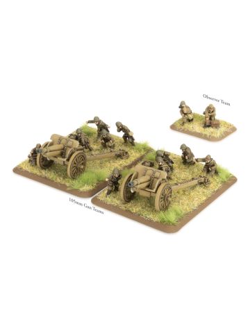 Flames of War JP576 105mm Field Artillery Section (2 Guns) Gaming Miniatures