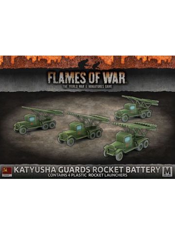 Flames of War SBX44 Katyusha Guards Rockets Mid-War (4 Launchers) Miniatures
