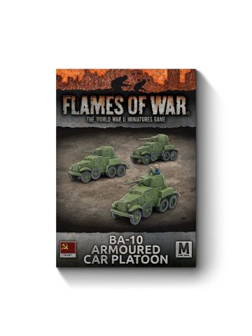 Flames of War SBX46 Mid War BA-10 Armoured Car Platoon (3) Gaming Miniatures