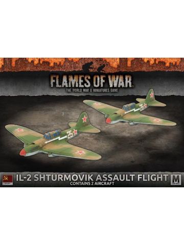 Flames of War SBX53 IL-2 Shturmovik Assault Flight (2) Gaming Miniatures
