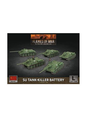 Flames of War SBX64 SU Tank-Killer Battery (5 Tank Destroyers) Gaming Miniatures