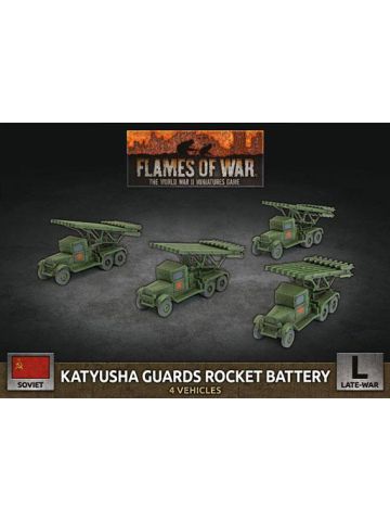 Flames of War SBX74 Katyusha Guards Rocket Battery (4 Vehicles) Miniatures