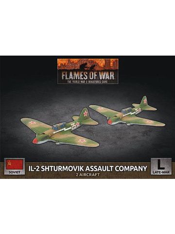 Flames of War SBX77 IL-2 Shturmovik Assault Company (2 Aircraft) for Gaming