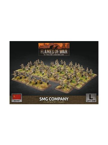 Flames of War SBX80 SMG Company (98 Figures) Plastic Gaming Miniatures