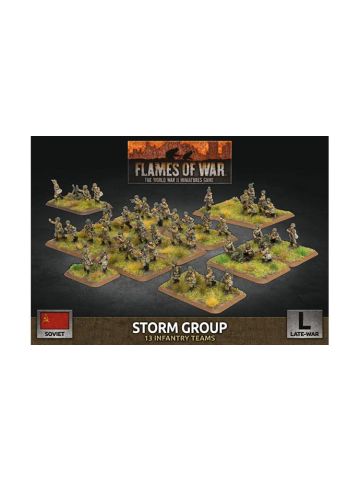 Flames of War SBX81 Soviet Storm Group Plastic Gaming Miniatures