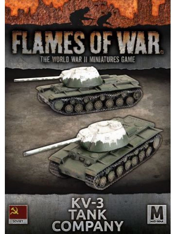 Flames of War SBX82 KV-3 Tank Company (2 Tanks) Gaming Miniatures