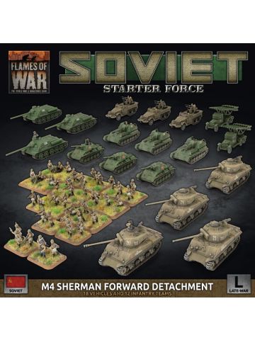 Flames of War SUAB16 Soviet M4 Sherman Forward Detachment Gaming Miniatures