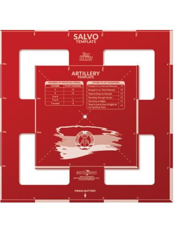 Team Yankee TAT05 East German Artillery Template