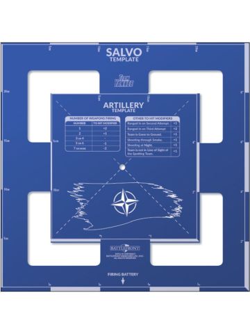 Team Yankee TAT06 NATO Artillery Template