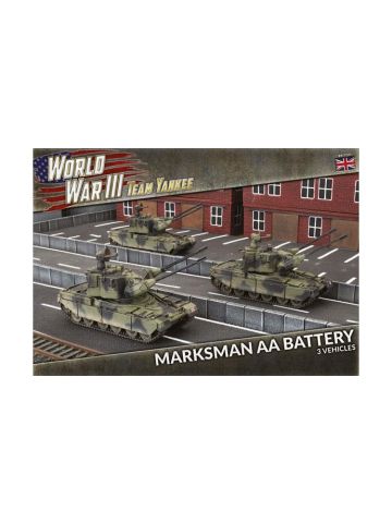 Team Yankee TBBX14 Marksman AA Battery (3 SP AA Guns) Gaming Miniatures