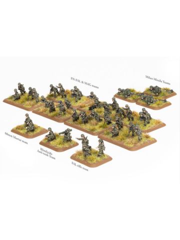 Team Yankee TBE702 Belgian Infantry Platoon (41 Figures) Gaming Miniatures