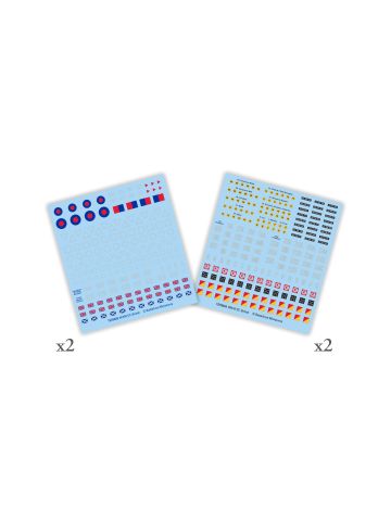 Team Yankee TBR960 British Checkpoint Charlie Decals for Gaming Miniatures