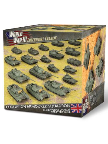 Team Yankee TBRAB04 Centurion Territorial Armoured Squadron Gaming Miniatures