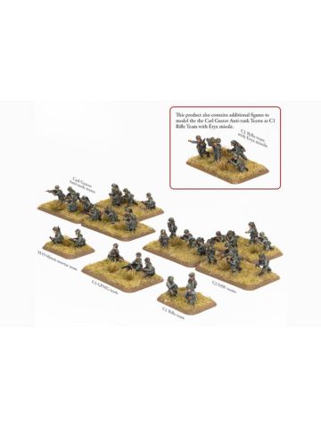 Team Yankee TCA712 Mech Platoon (44 Figures) Gaming Miniatures