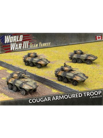 Team Yankee TCBX03 Cougar Armoured Troop (4 Vehicles) Gaming Miniatures